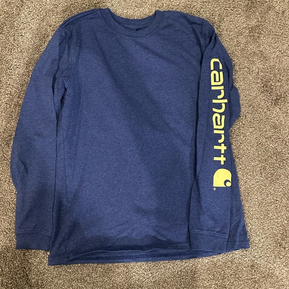 Carhartt Blue Long Sleeve Shirt - Picture 1 of 2